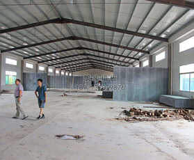 瀏陽(yáng)食品廠(chǎng)廠(chǎng)房輕質(zhì)隔墻板工程